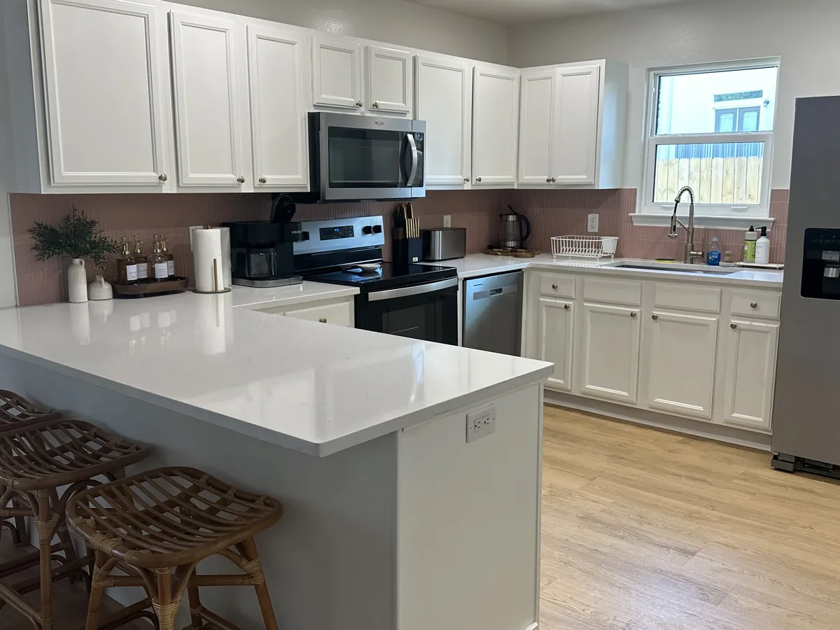 Remodeled compact kitchen